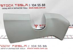 2Накладка декоративная под руль PVC GREY с повреждением Tesla model S, model S REST 100240