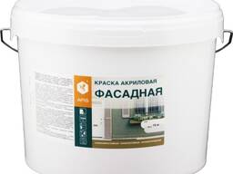Акриловая фасадная краска APIS белая, ведро 15 кг