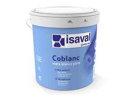 Акриловая краска белоснежная белизна ISAVAL COBLANC