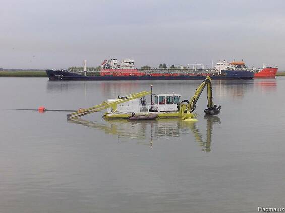 Amphibex AE450P Земснаряд, экскаватор, амфибия.