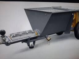 Аппарат для штукатурных работ дизельным мотором