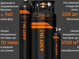 Азот газообразный и жидкий