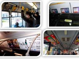 Avtobuslarda reklama xizmati. Автобусларда реклама хизмати.