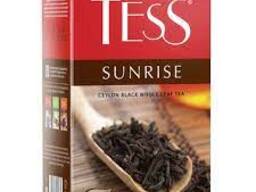 Чай Tess Sunrise, листовой черный, 100 грамм.