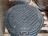Чугунный люк(дорожный) Л-60 d600 класс нагрузки 20 тонн. Вч400 Гост 3634-99 - fotosurat 1