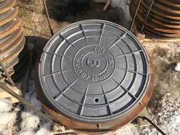Чугуный люк - размерый 60х75 мм