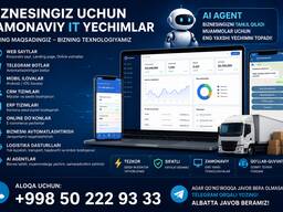 CRM ERP Dasturlari Web Sayt Telegram Bot Yaratish