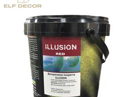 Декоративная краска красная отточенто Illusion Red рубиновый металлик