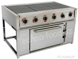 Электрическая плита 6-ти конфорочная