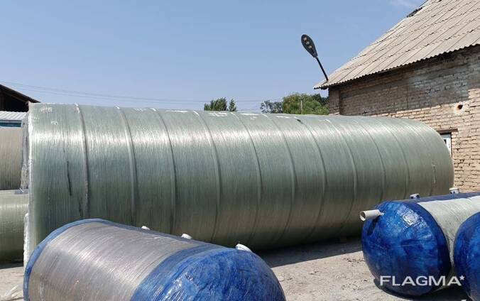 Емкость из стеклопластика для канализации