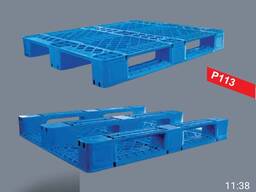 Евро Поддон Пластиковые COD P-113. Размеры 1200×1000×150