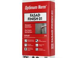 Фасадная шпатлёвка OPTIMUM NORM - FASAD GREY FINISH (серый) 20 кг