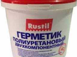 Герметик полеуретановый- отлично сцепляет бетон