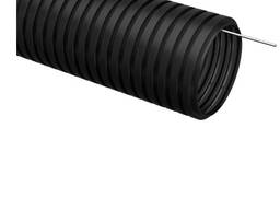 Gofrirovka qilingan quvur HDPE d 16 probli (100 m) IEK qora