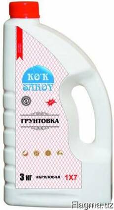 Грунтовка акриловая 3 кг 1х7