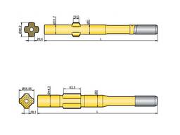 Хвостовик аналог Sandvik/Tamrock L 400, L 500, L 600, L 750