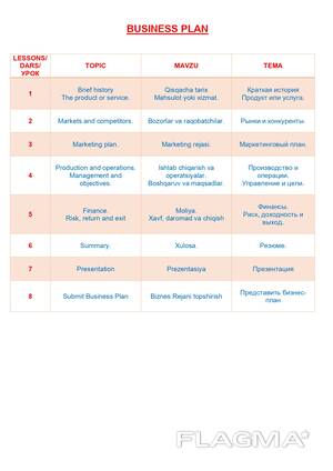IELTS, Business Plan, Marketing Plan, Project Plan, Business Analysis