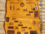 Карта Узбекистана из кожи . - fotosurat 3