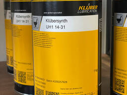 "Klubersynth UH1 14-31 - Синтетическая низкоинерционная смазка для пищевой и фармацевтичес