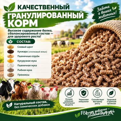 Комбикорм гранулированный
