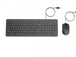 Комплект клавиатура мышь HP 150 Wired Mouse and Keyboard Combo Set - Black (p/n 240J7AA)