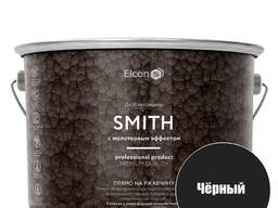 Краска c молотковым эффектом Elcon Smith 2кг (Чёрный)