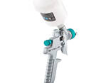 Краскораспылитель AG 810 HVLP, гравитационный, сопло 0.8 мм и 1 мм Stels - fotosurat 2