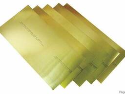 Латунные пластины 0.4 мм ЛС59-1 ГОСТ 2208-2007