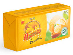 Маргарин столовый твердый «Солнечный» 72%