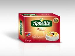 Маргарин высококалорийный "Appetito" Премиум с мдж 82% 200гр