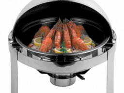 Мармит вторых блюд круглый электрический откидной 6,8 л.