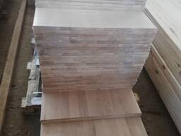 Мебельный щит из Дуба, Ясеня, Ольхи, Сосны, Березы.