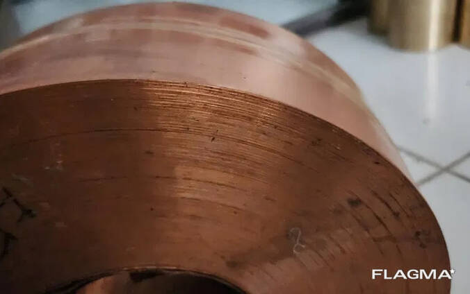 Медная полоса 100×0,5мм /15х0,5мм (шина)