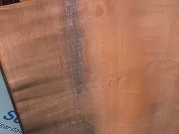 Медный лист и стержень