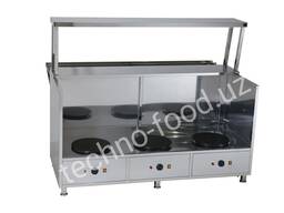 Модуль Мармит первых блюд 3-х конфорочный.