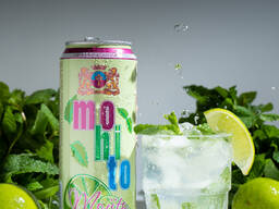"Mojito" alkogolsiz pasterizatsiyalangan o'rtacha quvvatli ichimlik.