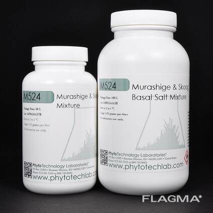 Murashige and Skoog Basal Salt Mixture, 50 L | Базальная солевая смесь Мурасиге и Скуга