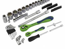 Набор инструментов 1/2", 1/4", 89 предметов