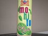 "Mojito" alkogolsiz pasterizatsiyalangan o'rtacha quvvatli ichimlik. - fotosurat 1