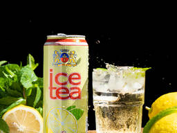"Ice Tea Limon" - o'rtacha gazlangan pasterizatsiyalangan alkogolsiz ichimlik.
