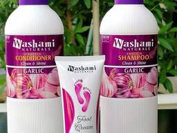 Натуральный шампунь с протеином Washami Garlic