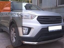 Обвес или труба из нержавеющей стали для Грета (Hyundai Creta)
