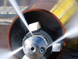 Очистка, зачистка механическая; гидроочистка (трубы профильной, бурильной)