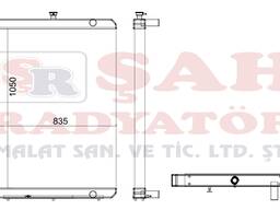 OEM 2040983 SHAH RADIATOR - CATERPILLAR 330C - RADIATOR