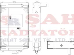 OEM 2253317 SHAH RADIATOR - CATERPILLAR 938G II - RADIATOR