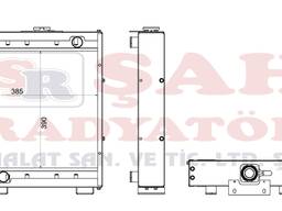 OEM 2287750 SHAH RADIATOR - CATERPILLAR CB 224E - RADIATOR
