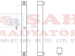 OEM 2582159 SHAH RADIATOR - CATERPILLAR 973C AFTERCOOLER - KEYİN SOVUTGİCH