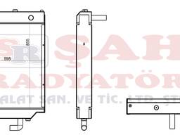 OEM 3347677 SHAH RADIATOR - CATERPILLAR 950G - RADIATOR