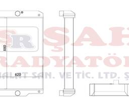 OEM 3498238 SHAH RADIATOR - CATERPILLAR 950H - RADIATOR
