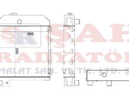 OEM 4P3377 SHAH RADIATOR - CATERPILLAR 416B - RADIATOR